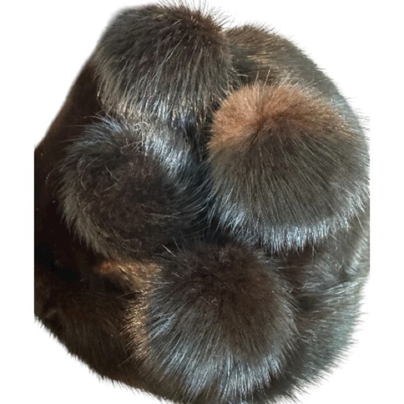 Real Mink Fur Hat | 22” Circumference | Excellent Condition - Picture 4 of 8